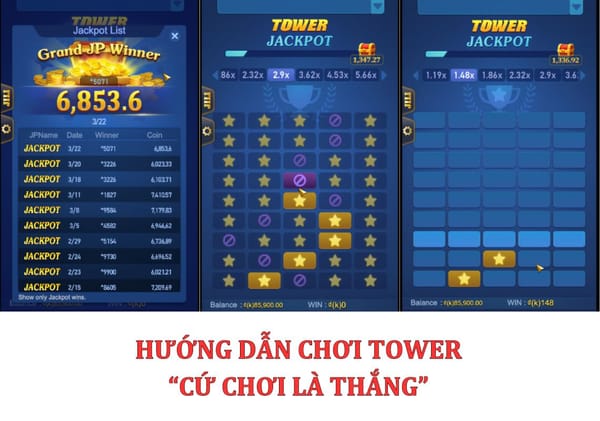 Hướng dẫn cách chơi game Tower nổ hũ siêu hấp dẫn trên LegaBet